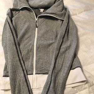 Lulu lemon pattern sweatshirt with zipper